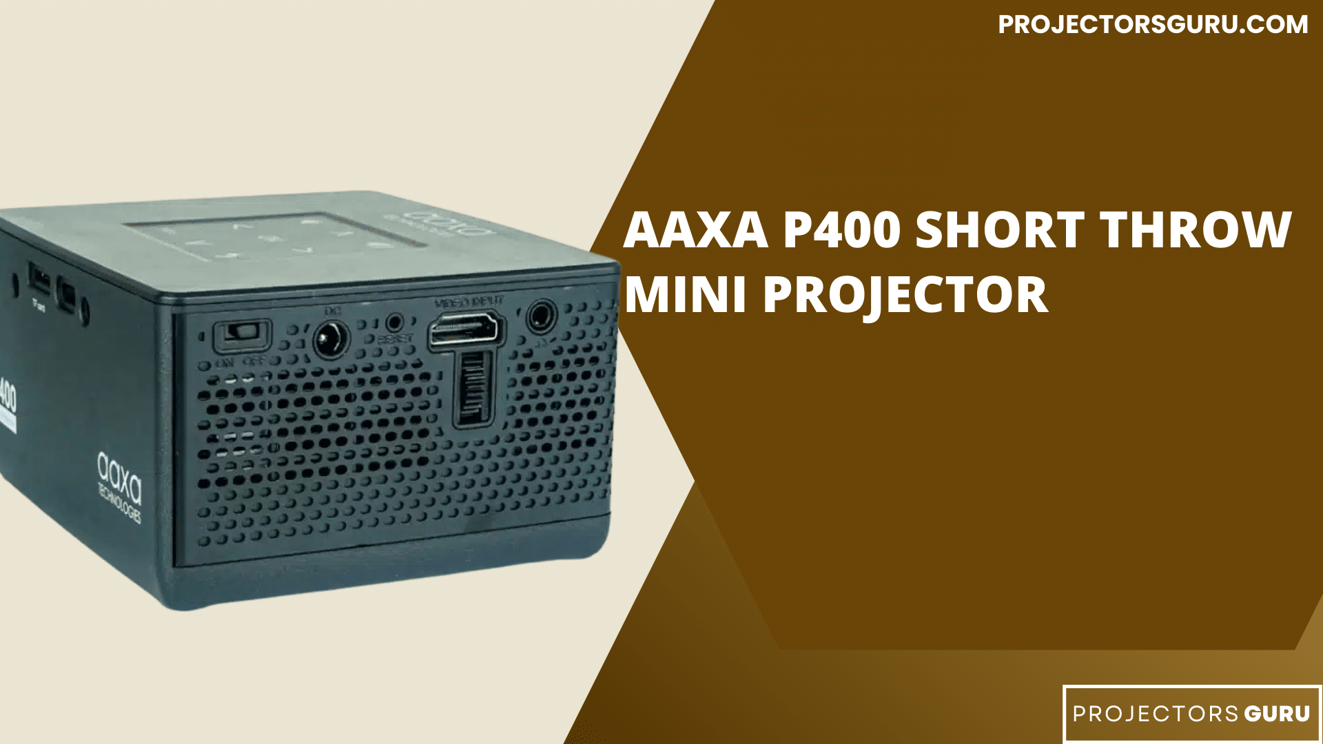 AAXA P Short Throw Mini Projector