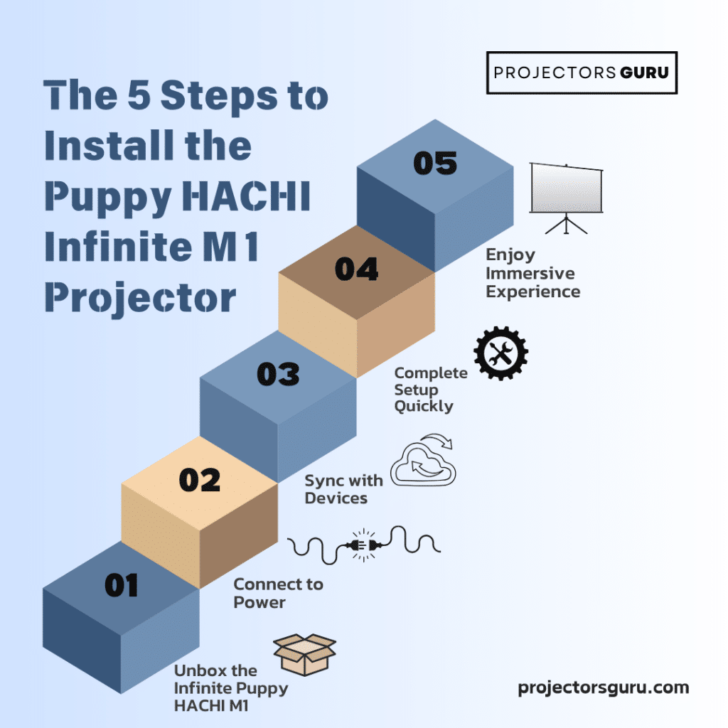 Steps to install the Puppy hachi infinite M Proejctor