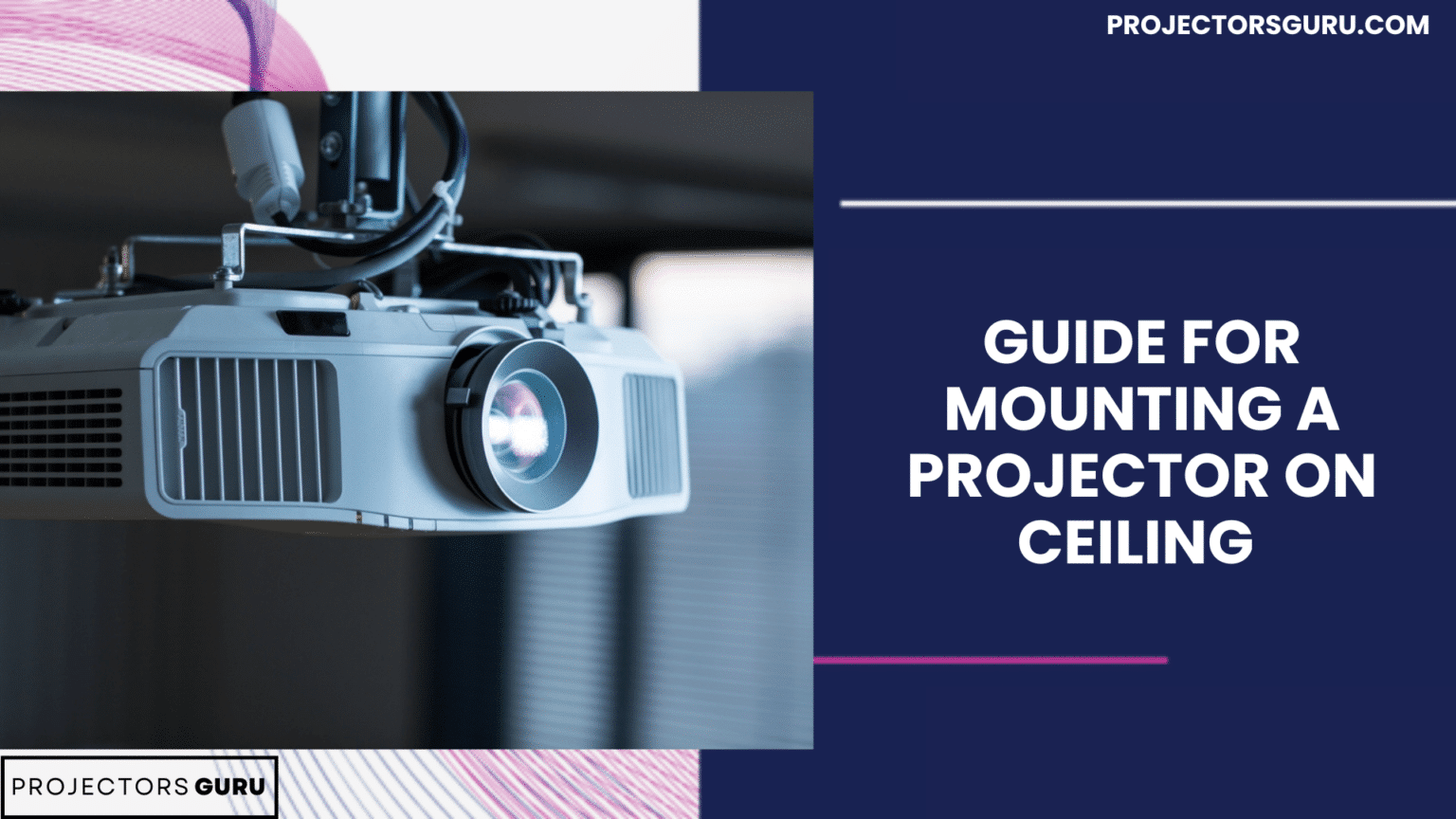 guide for mounting a projector '