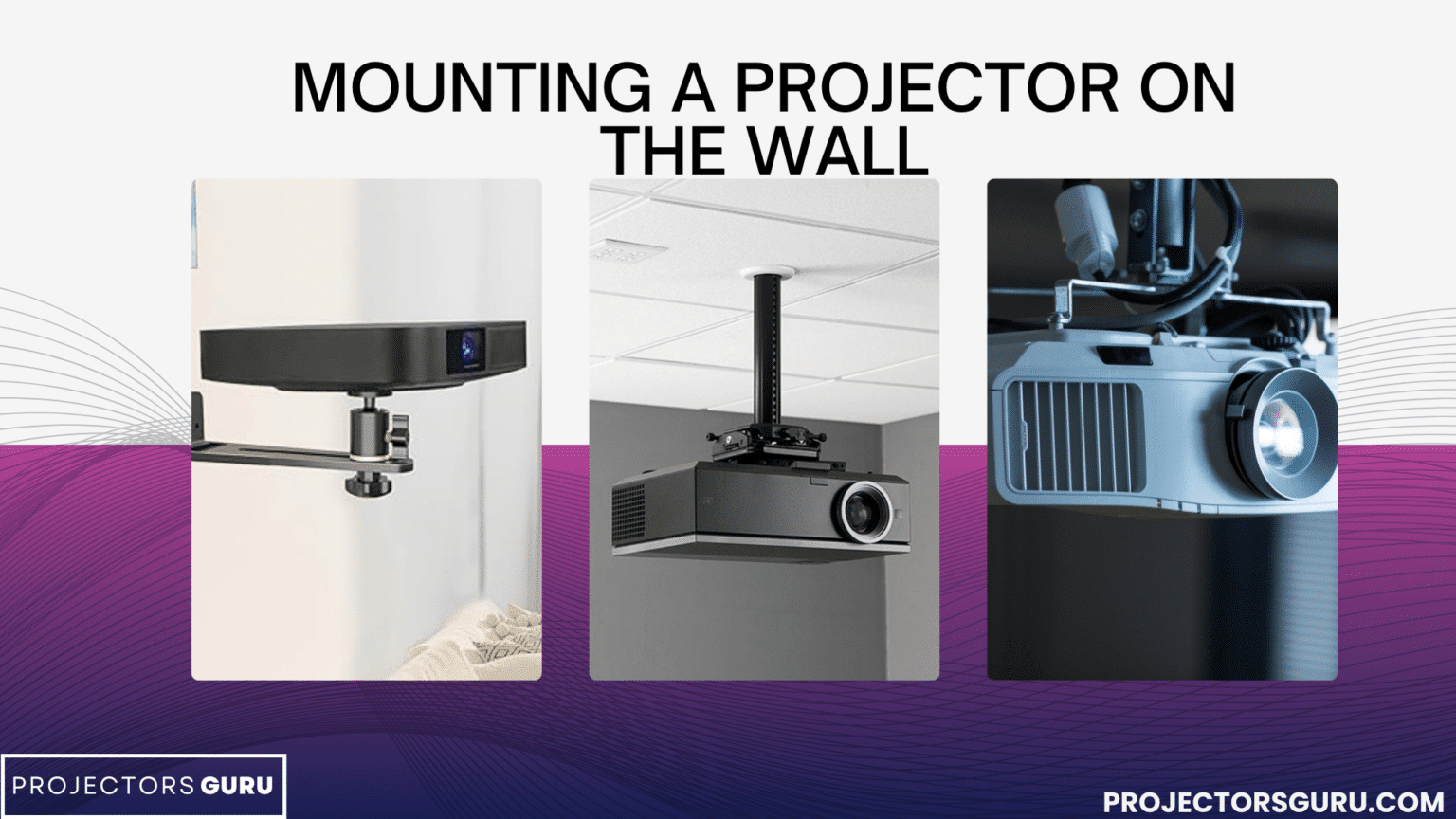 mounting a projector on the wall