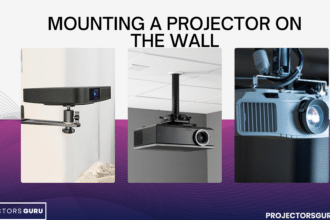 mounting a projector on the wall