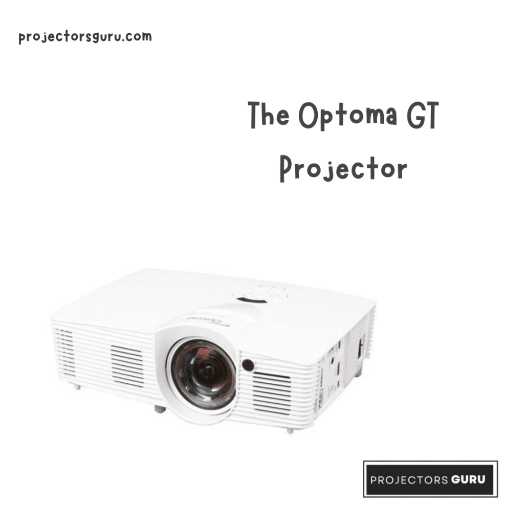 A viewof the Optoma GT projector