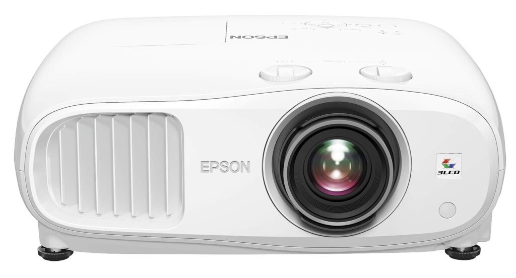 An Epson Pro Cinema projector