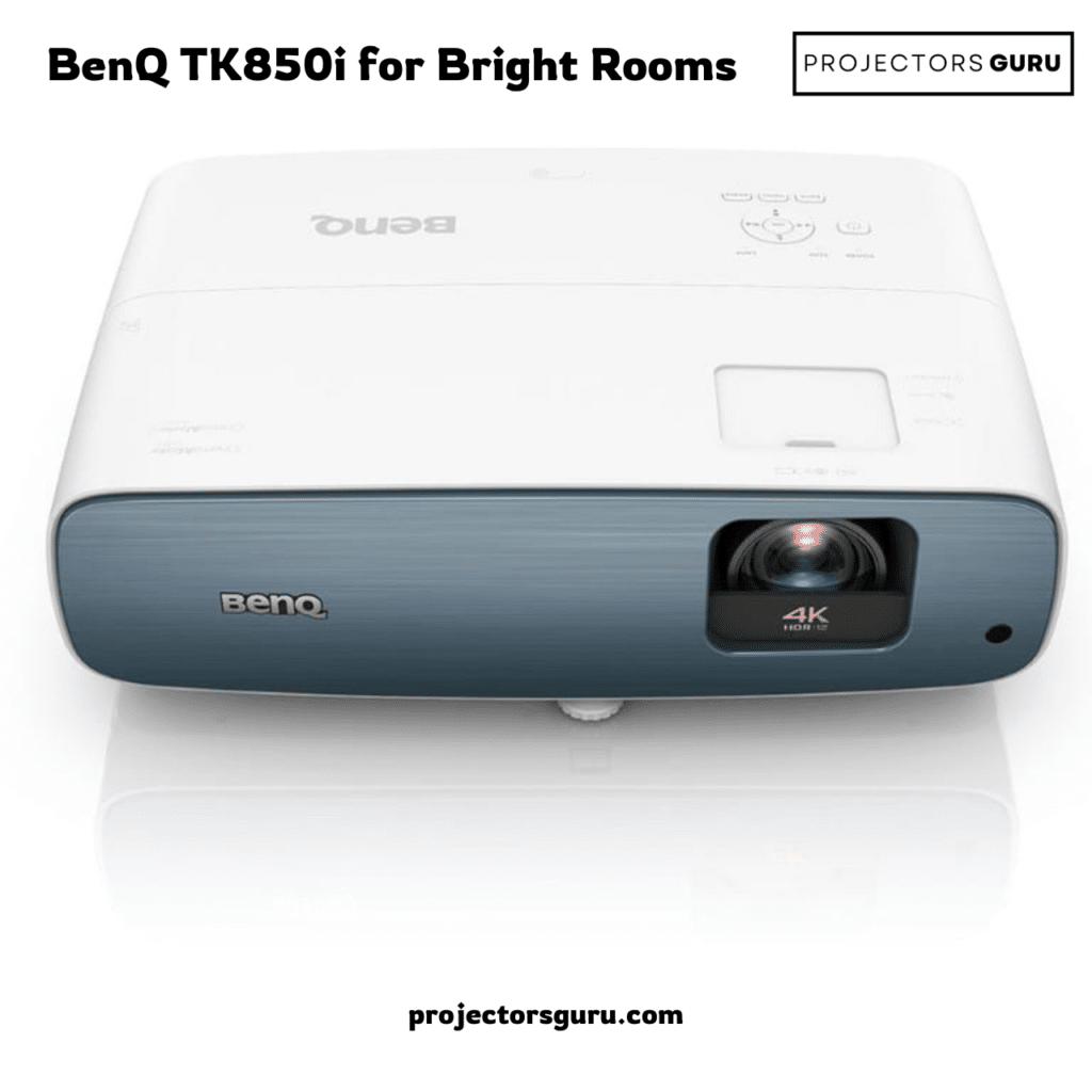 BenQ TK i for Bright Rooms isolated on a white background