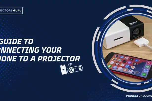 A GUIDE TO Connecting your phone to A projector x