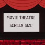 A view of a movie theatre screen