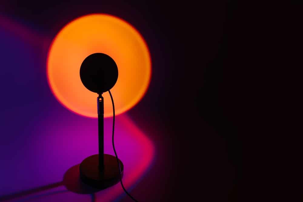 A view of a sun lamp projector