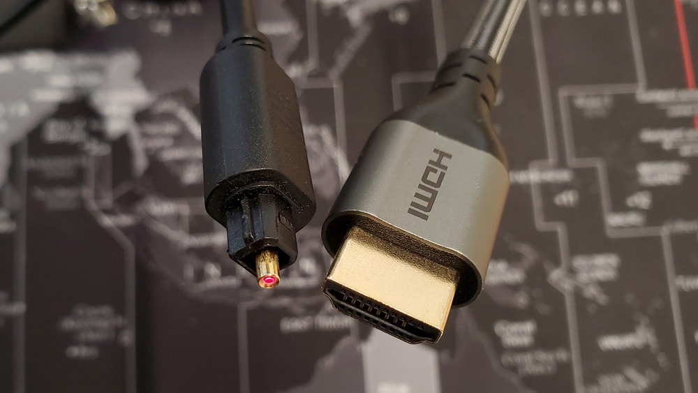 A view of HDMI cable A view of HDMI cable